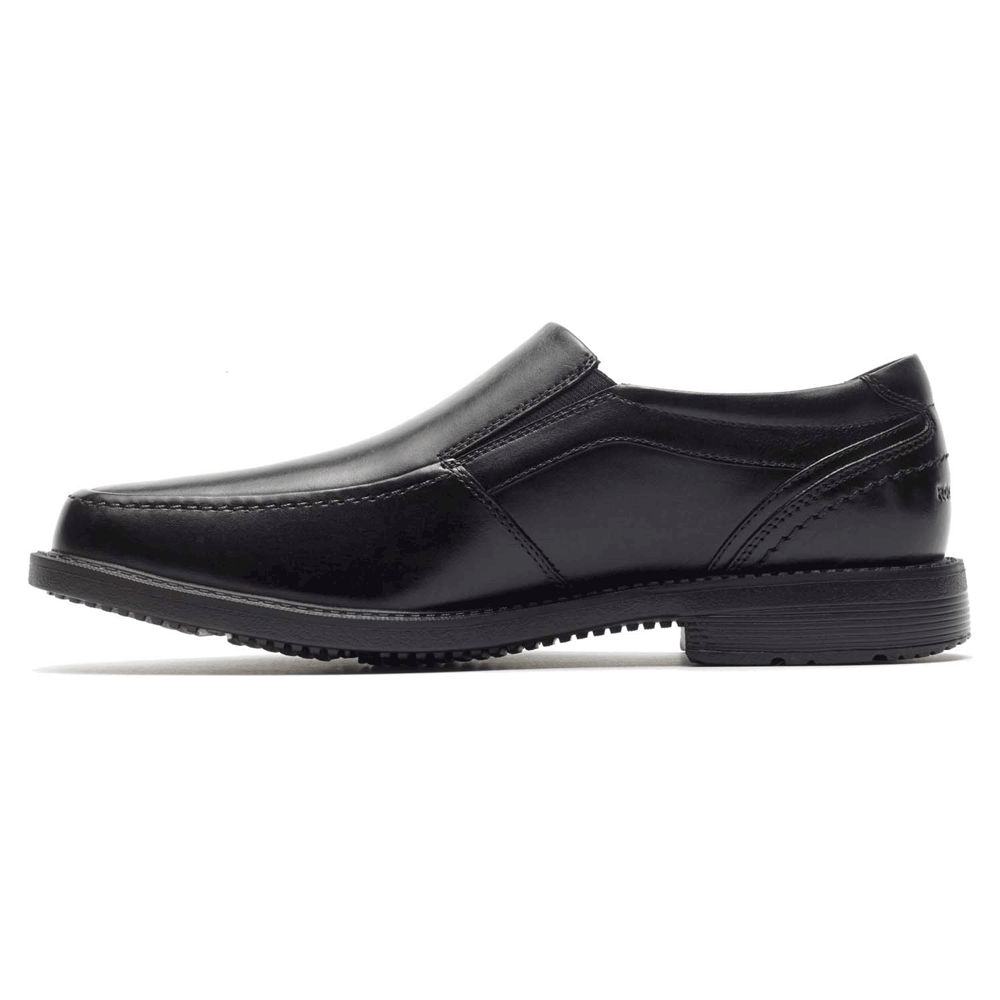 Rockport Slip-On For Mens Black - Style Leader 2 Moc Toe - YT2798043